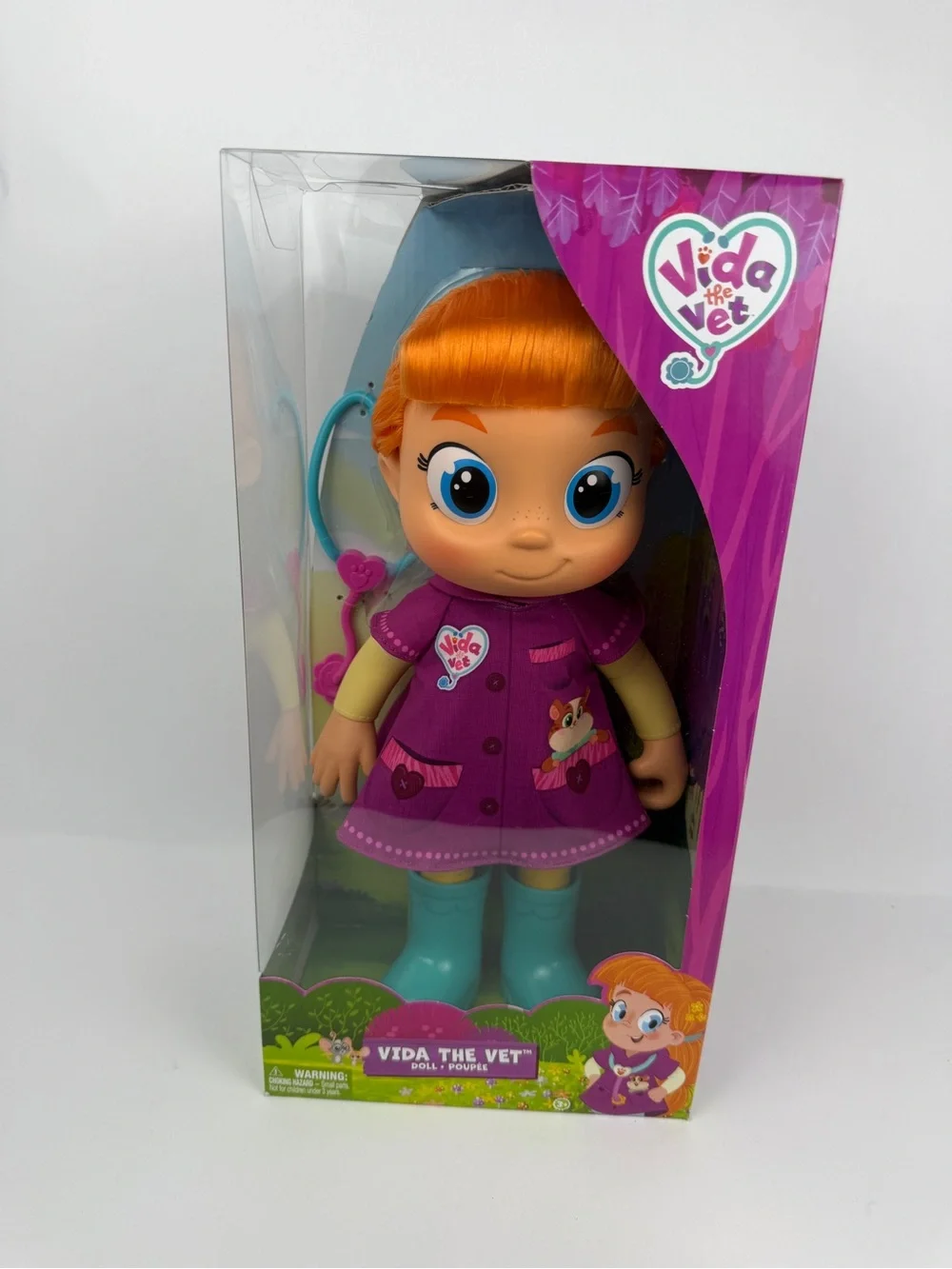 Vida The Vet 13-Inch Tall Toy Doll with Rooted Red Hair & Doctor Kit Accessories